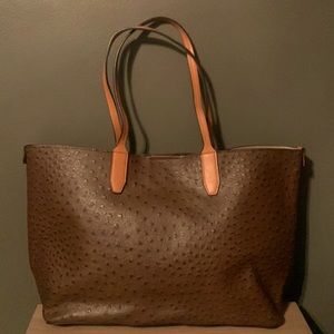 Really Nice leather work bag, baby bag or purse. Spot on bottom, pic 3.